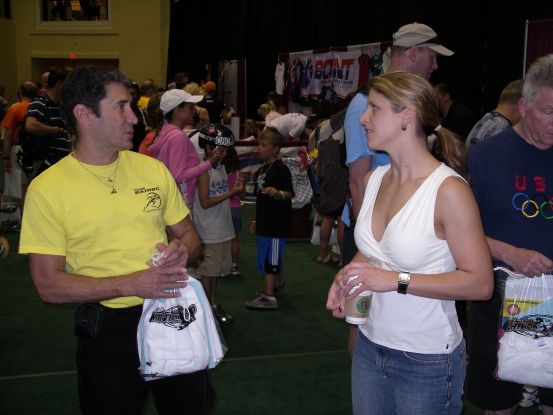 Guy and Julie Glass. Just good to see you up and around Guy.