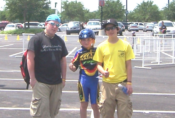 Griff, our youngest racer.