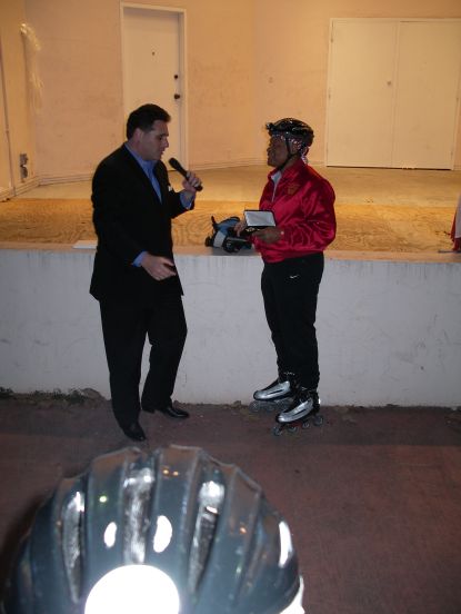 Gene receiving a key to the city, yippee there's a city that loves skaters