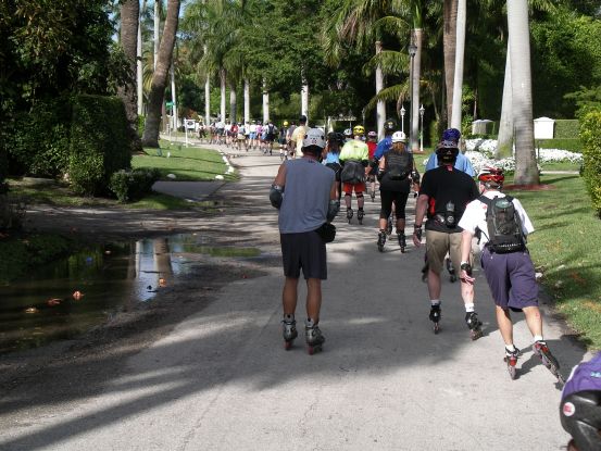 The beauty tour, through the lush higher-end neighborhoods