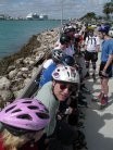 Waiting for the speed guys to come in from their extra miles
