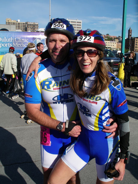 Bill & Doris after warming up