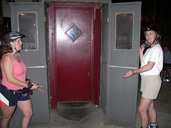 Our private bar bunnies welcoming us into the matchbox