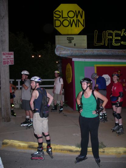 Slow Down, two words skaters don't like to hear.