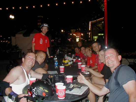 Here's what it's all about, the beer garden