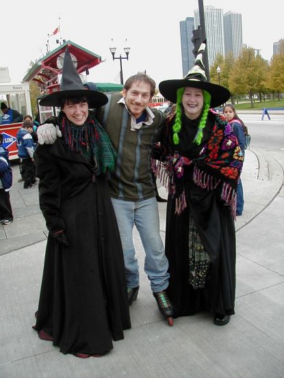 The hunchback and his b... eh witches.