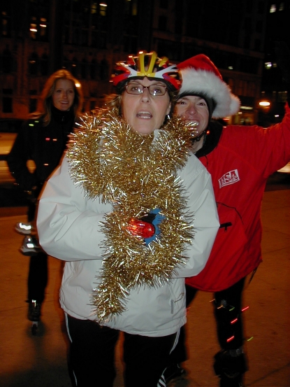 Judy (Garland) and Demented Santa.