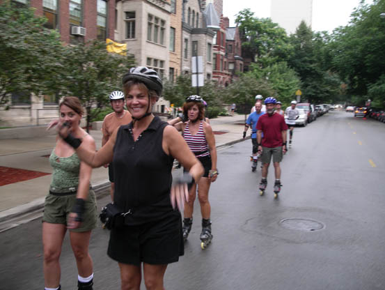 JoAnn makes it out to skate once more, also showing up here Kristina, Brian, Terry and Jim