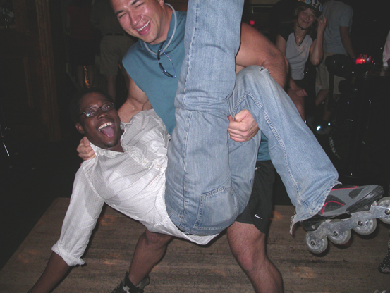 Yes Tungee (sp?) and once again Big Steve, are a real circus act