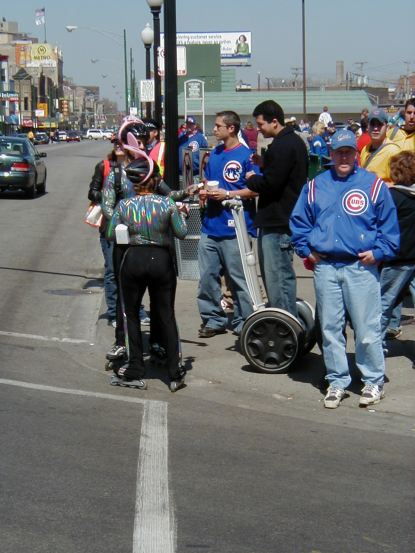 Team Bunny Fish fighting for attention at the circus known as Clark and Addison.