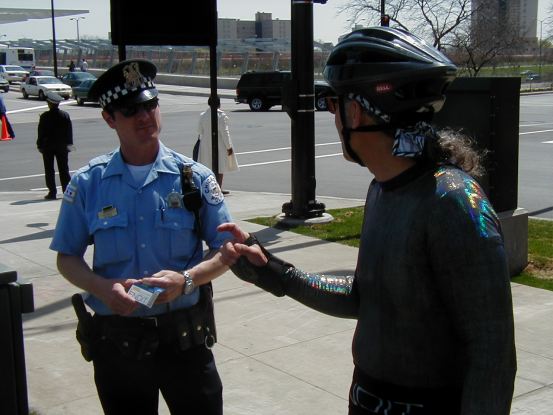 Day six and finally a smoking police officer.