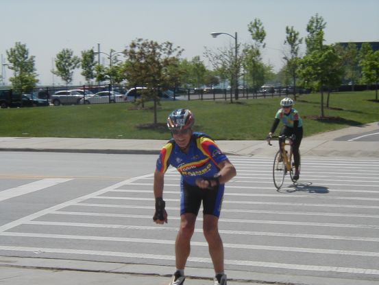 The Hermanator, taking a curb.