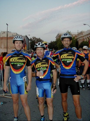 Team Rainbo at A2A, what a pretty sight, and as it will turn out, a great team over the first 38.