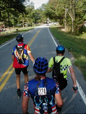 Team A-R is now split up and the pace lines are much smaller.