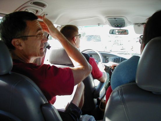 Monday's drive back home, and we learn what is hyphenated and what isn't.