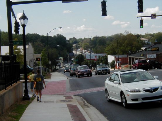 This might be the one shot I have which conveys to the flatlanders what the Georgia hills are about. Make sure you look deep into the photo; the road goes back up after it goes down. Now add 86 miles to this photo. That's it!! That's A2A.