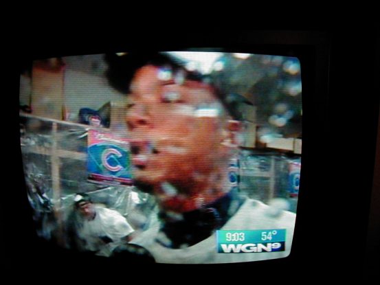 Cubs Win! Cubs Win! It's blasphemy as college football is interrupted to report on the cubs winning their division Saturday night. A nice diversion on race night.