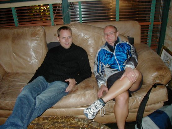 Goetz and Kai chilling in chilly Atlanta. See you next year folks.