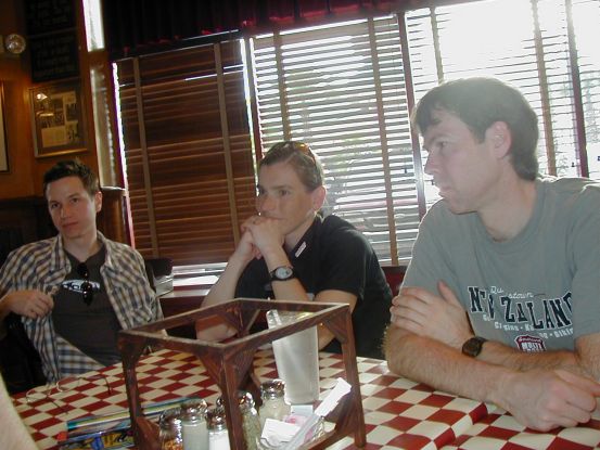 Pre-race carbo-loading and b.s. session
