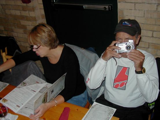 Jan, never did give me the picture he took, that would be the lovely Lois next to him.