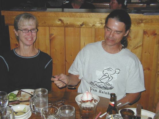 Cale will officially leave my age category the day AFTER the race on Saturday, but on Friday night we sang Happy Birthday.
