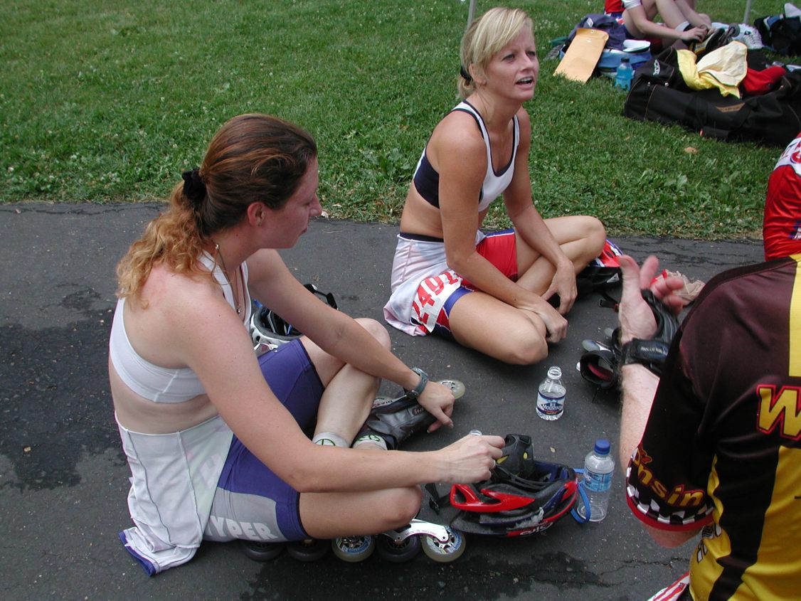 Renee and Debbi Rice post race.
