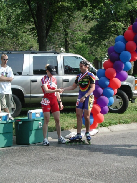 Third-place and our own second-place Nina